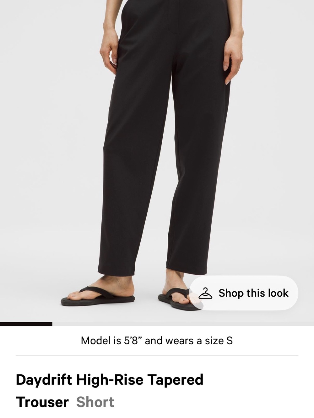 lululemon Daydrift High-Rise Tapered Trouser - Petite